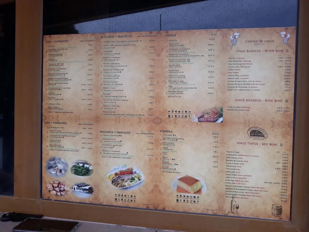 Menu_Restaurante la Cuevita_Alajeró_image_1