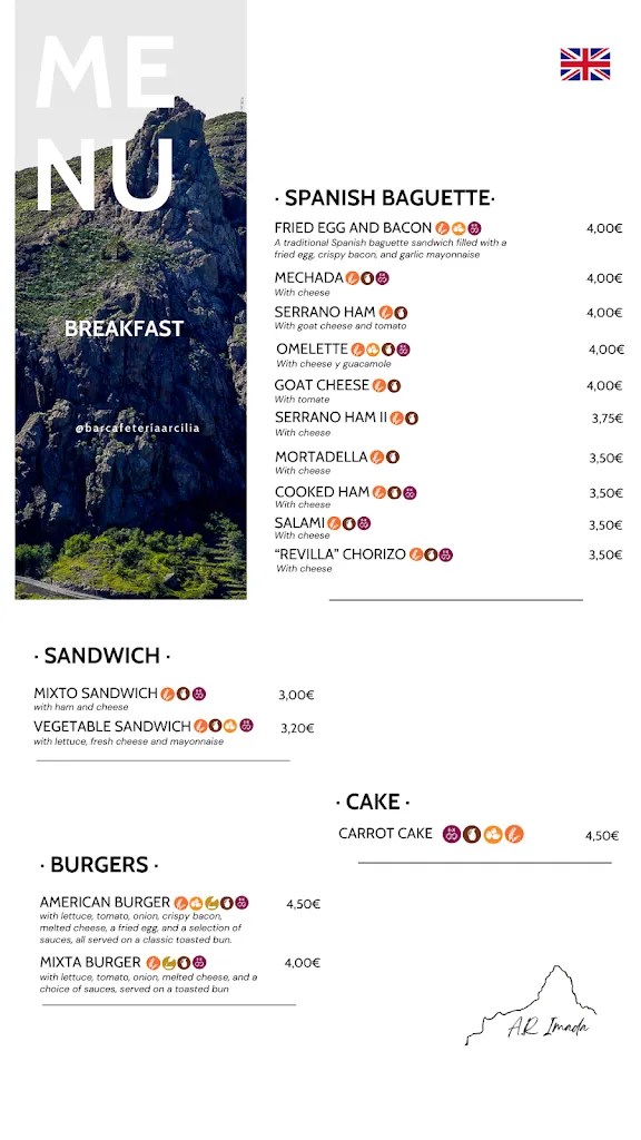 Menu_Bar Cafetería Arcilia_Alajeró_immagine_1