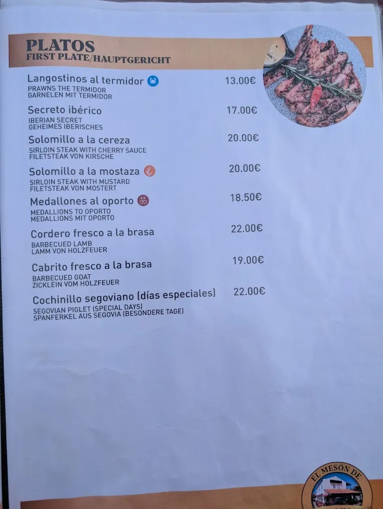 Menu_El Mesón de Clemente_Alajeró_image_1