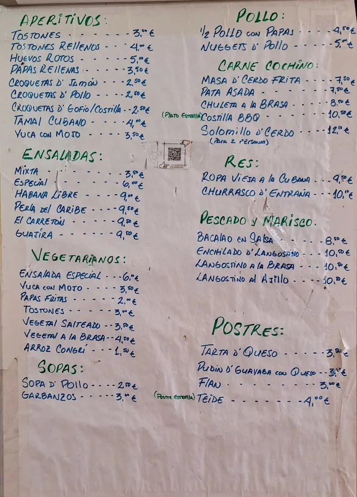 Menu_Restaurante La Carreta del Carretón_Arafo_image_2