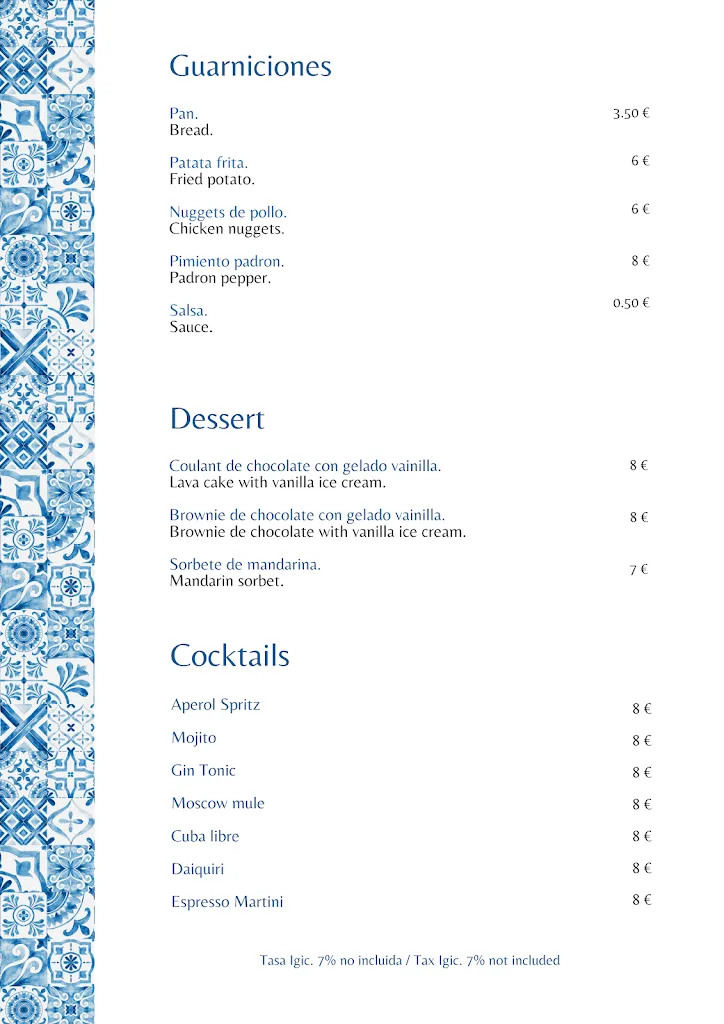 Menu_Picamar Tapas Bistrò_Adeje_image_3