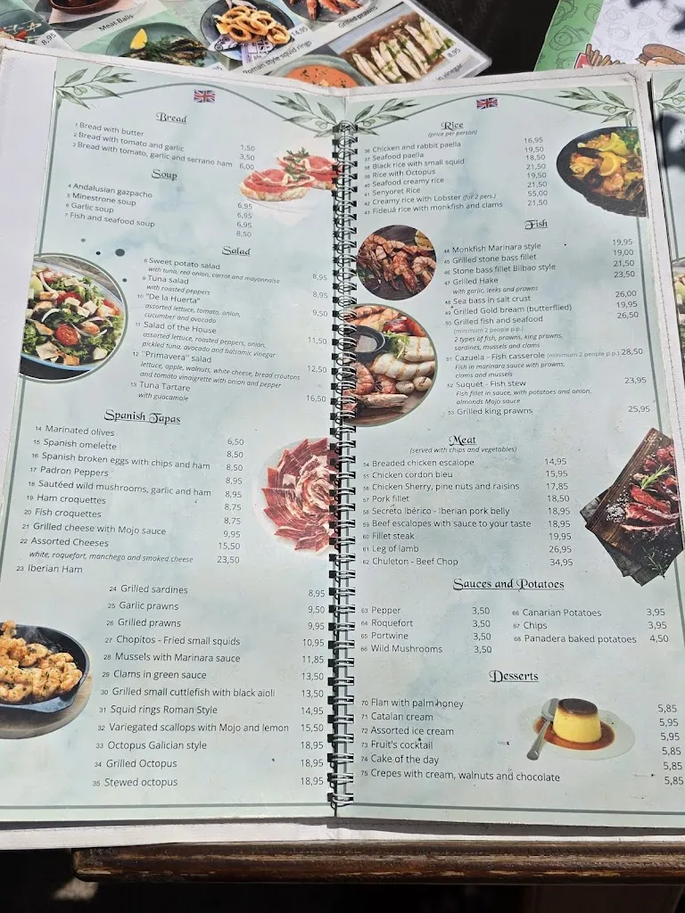 Menu_El Olivo Restaurante_Adeje_immagine_1