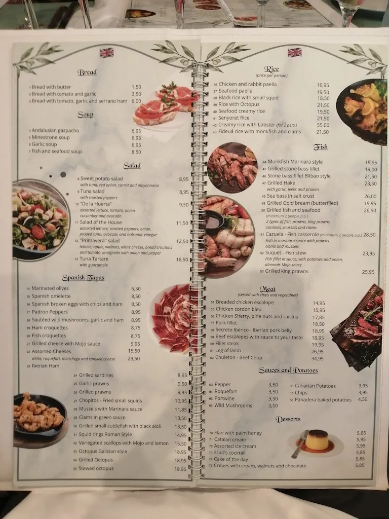 Menu_El Olivo Restaurante_Adeje_immagine_3