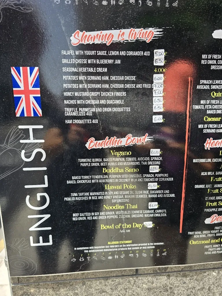 Menü_Buddha Sano Canarias_Adeje_Bild_2