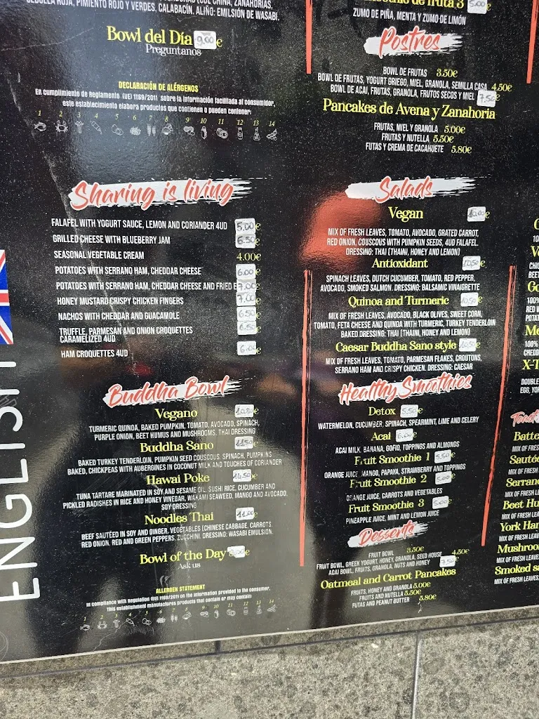 Menü_Buddha Sano Canarias_Adeje_Bild_3