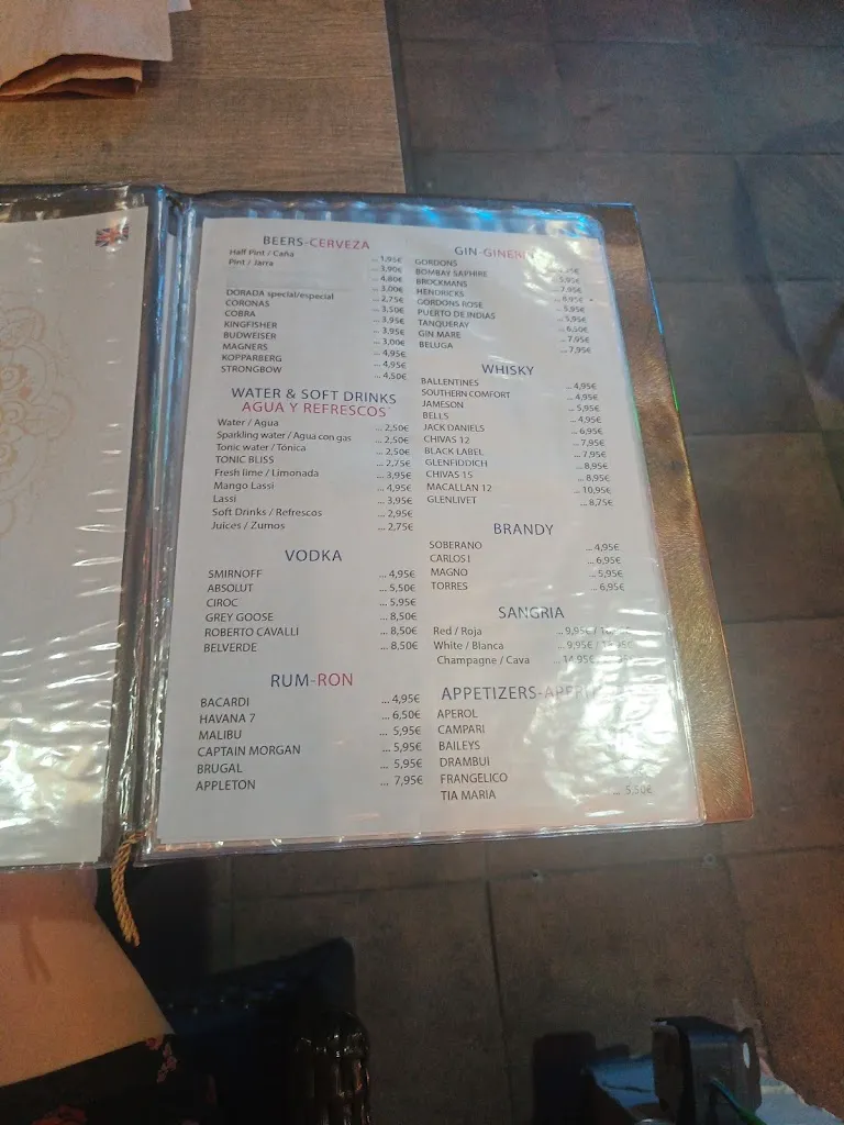 Menu_Tandoori Nights_Adeje_image_4