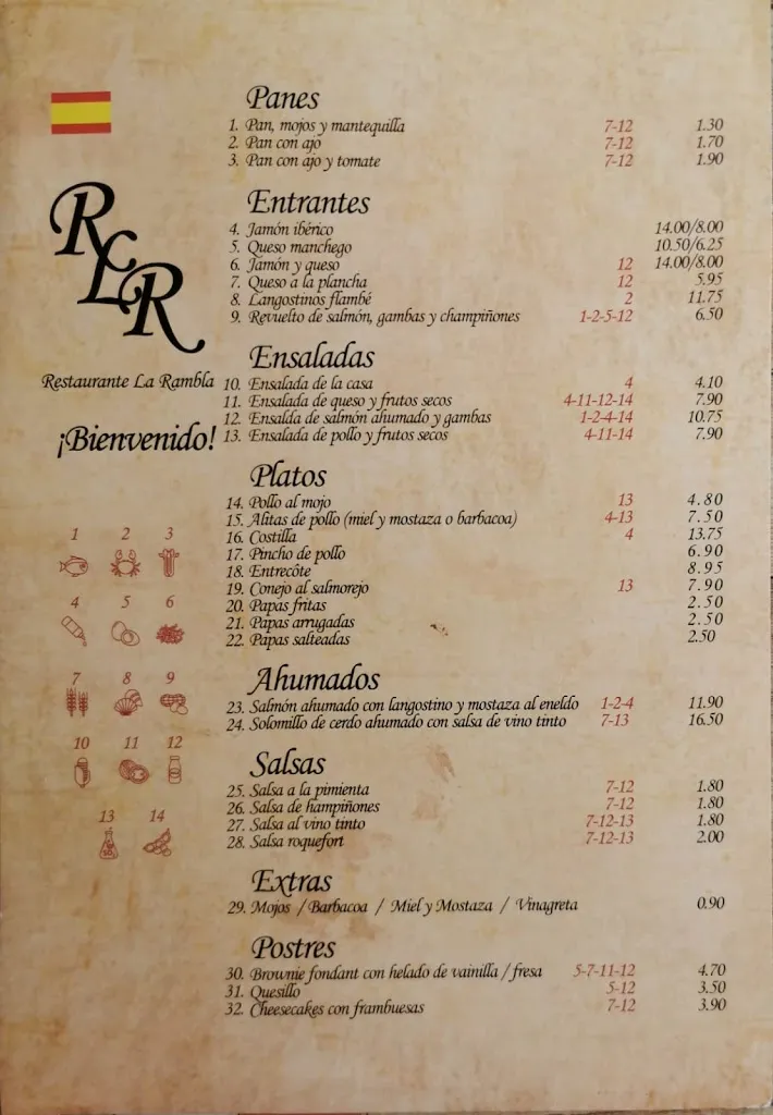 Menu_Restaurante la Rambla_Adeje_image_2