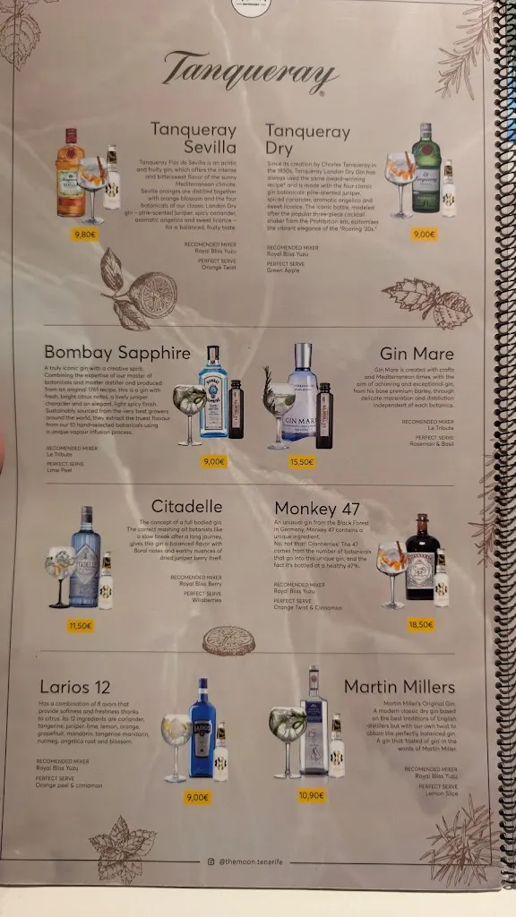 Menu_Restaurante The Moon_Adeje_image_1