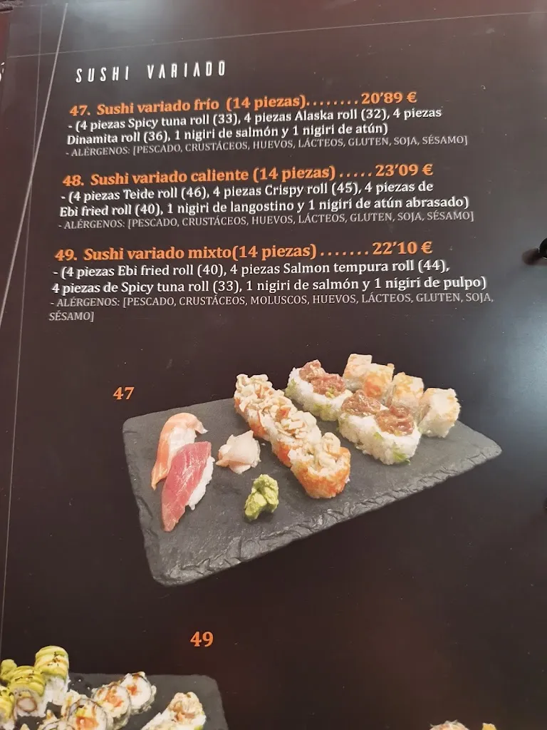 Menu_Restaurante El Rincón Del Sushi Adeje_Adeje_image_2