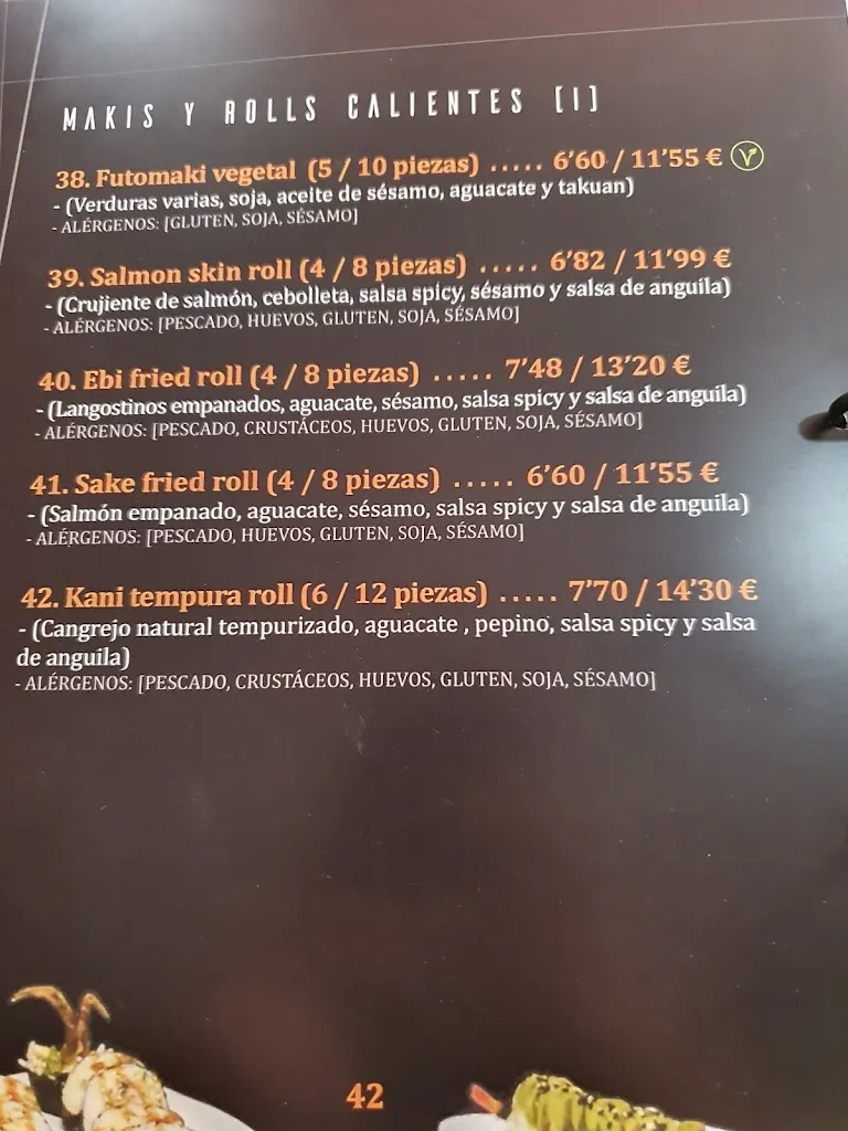 Menu_Restaurante El Rincón Del Sushi Adeje_Adeje_image_3