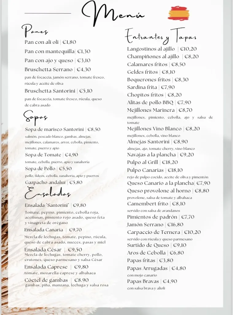 Menu_Restaurante Santorini Tenerife_Adeje_image_4