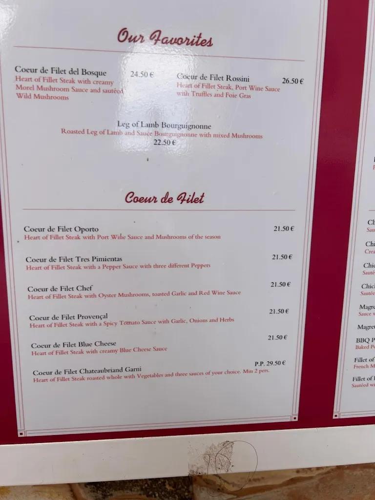 Menu_Coeur De Filet Restaurante_Adeje_image_2