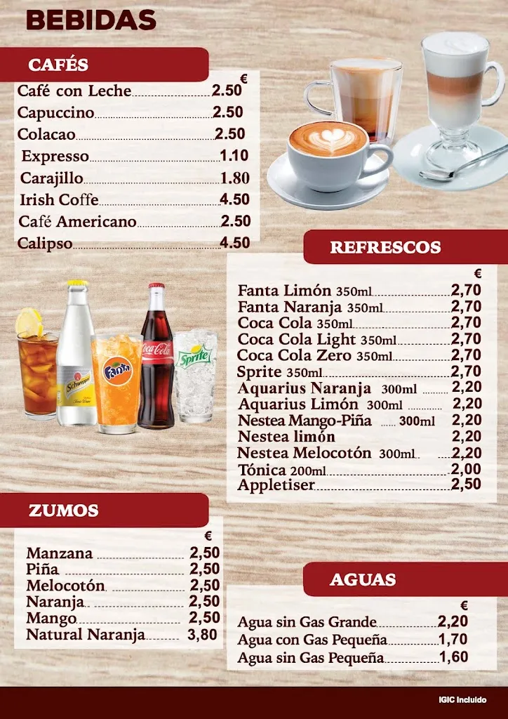 Menu_Bar Restaurante Otelo_Adeje_image_2