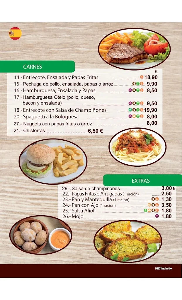 Menu_Bar Restaurante Otelo_Adeje_image_3