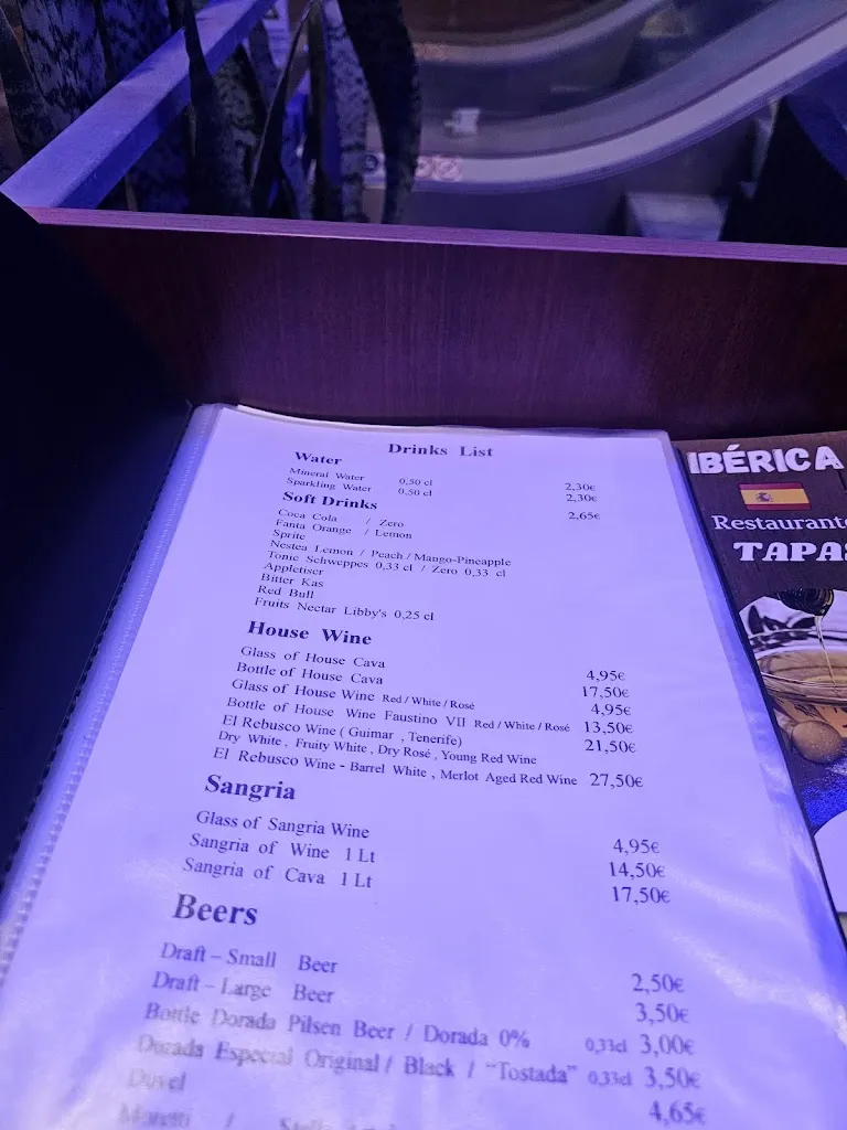 Menu_Ibérica Restaurante_Adeje_image_3