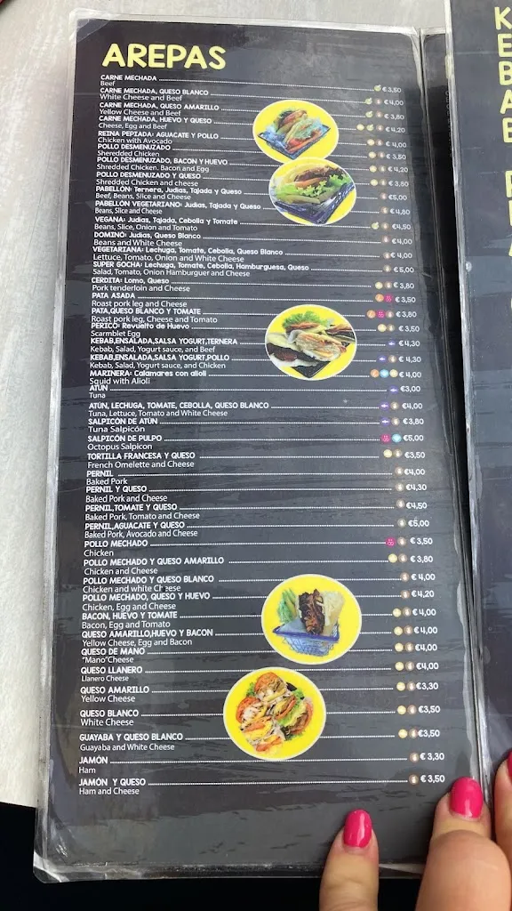 Menu_Arepera Gocharepa _Adeje_image_4