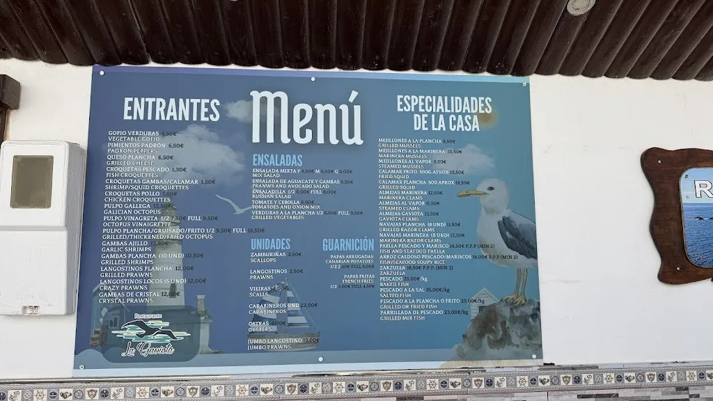 Menu_La Gaviota_Arico_image_2
