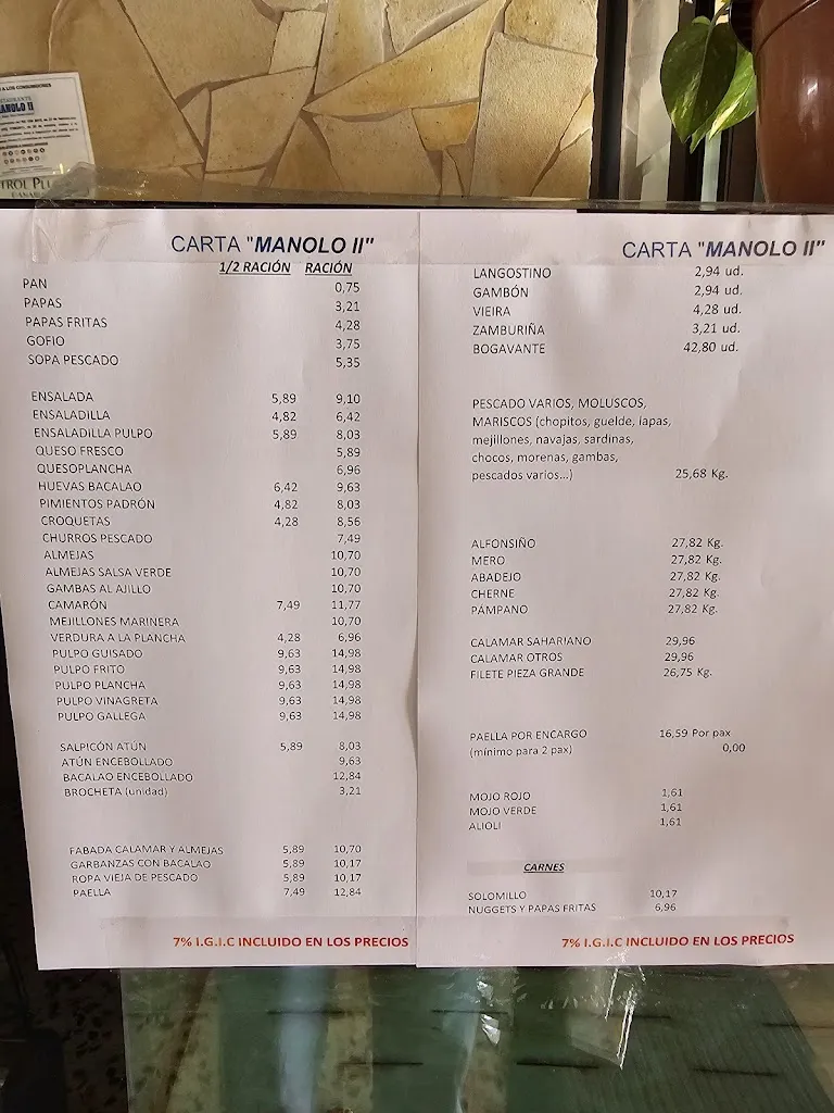 Menu_Restaurante Manolo II_Arico_image_1