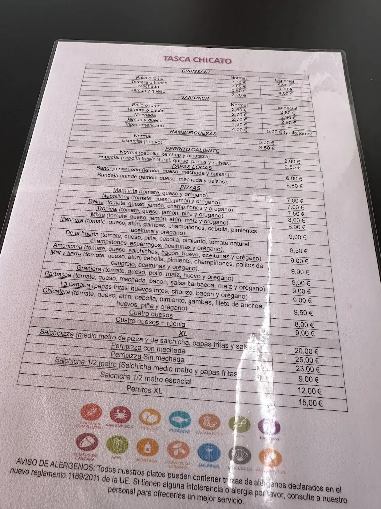 Menu_Tasca Chicato_Arico_immagine_2