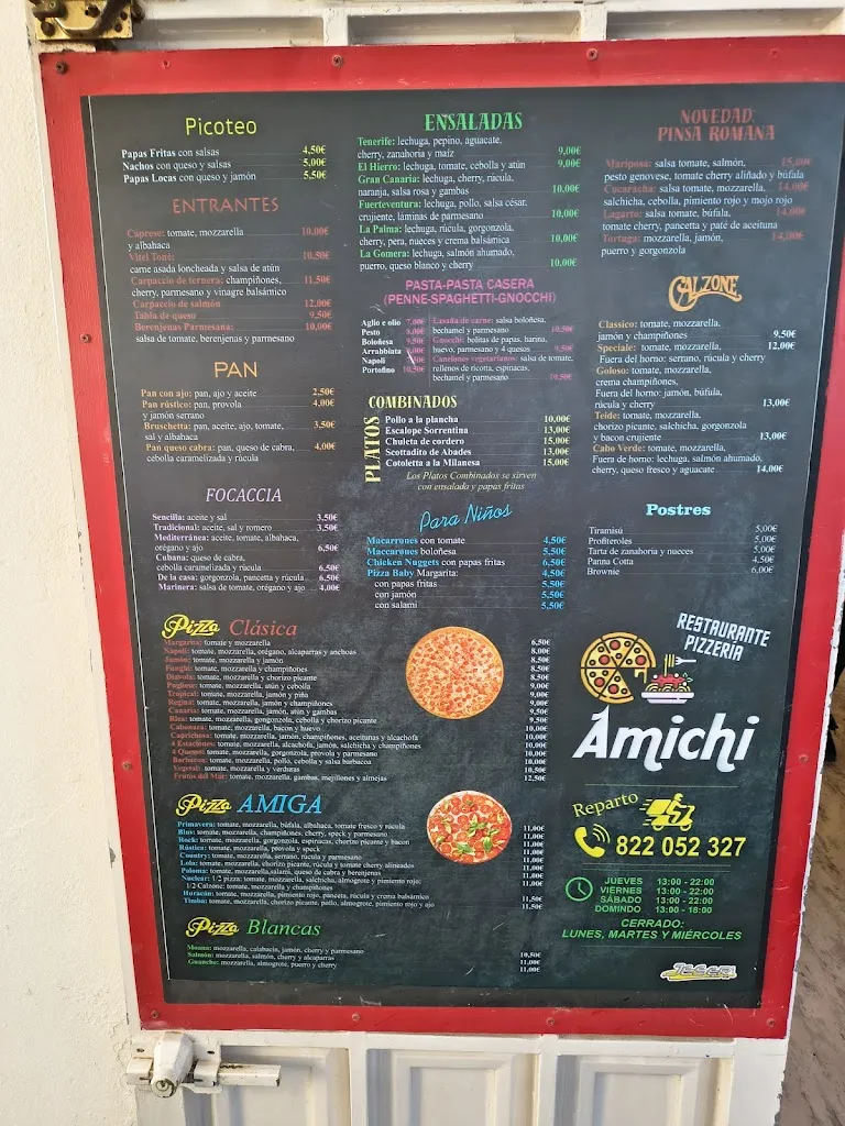 Menü_Pizzeria Amichi_Arico_Bild_1