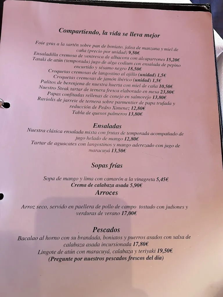 Menu_Casa Osmunda_Breña Alta_image_1