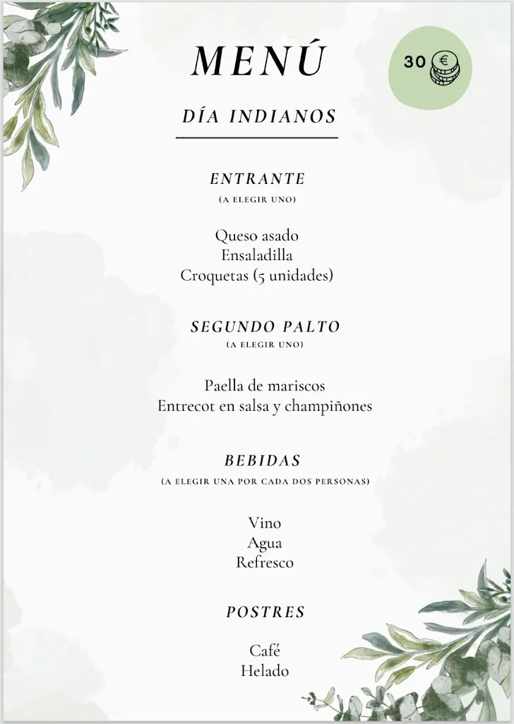 Menu_Restaurante El Coral_Breña Alta_immagine_2