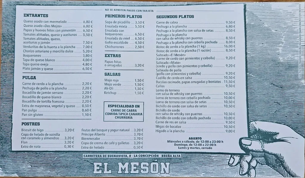 Menu_El Mesón_Breña Alta_image_1