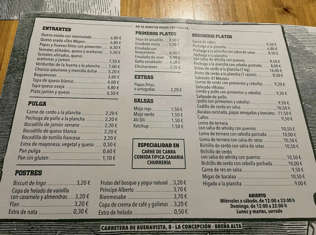 Menu_El Mesón_Breña Alta_image_2
