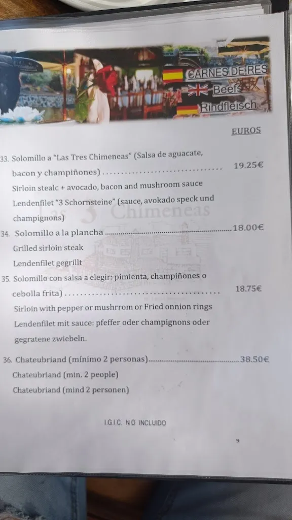 Menu_Restaurante las Tres Chimeneas_Breña Alta_image_1