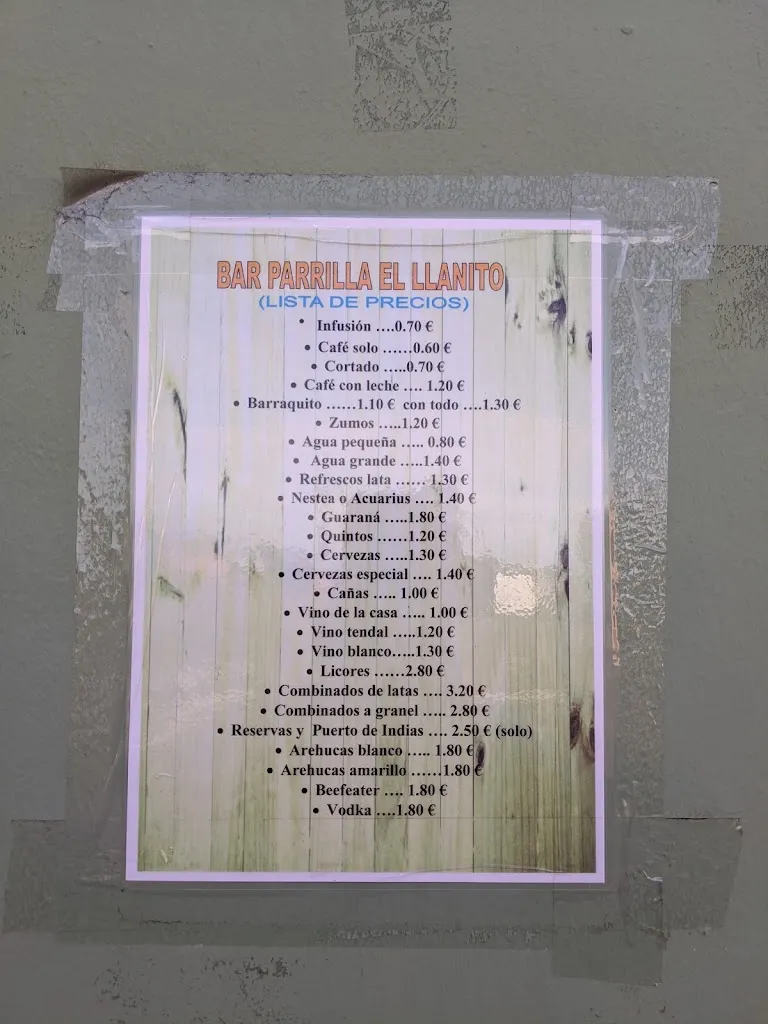 Menu_El picoteo , bar restaurante_Breña Alta_image_1