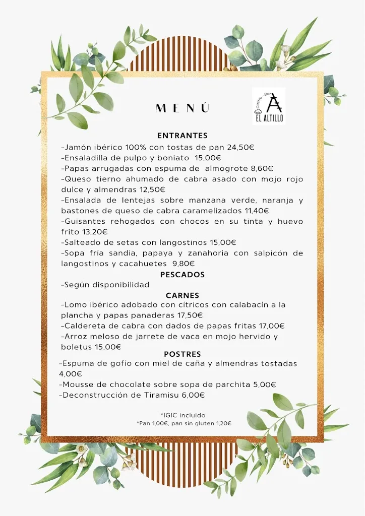 Menu_El Altillo gastro-bar_Breña Alta_image_3