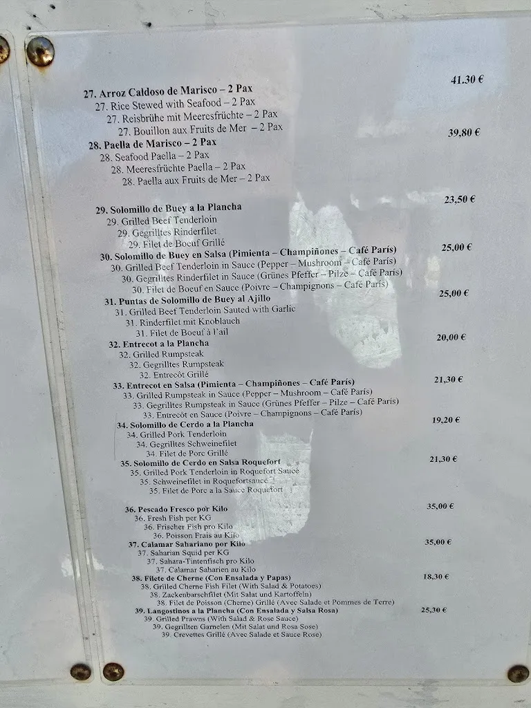 Menü_Restaurante El Burgado_Buenavista del Norte_Bild_1