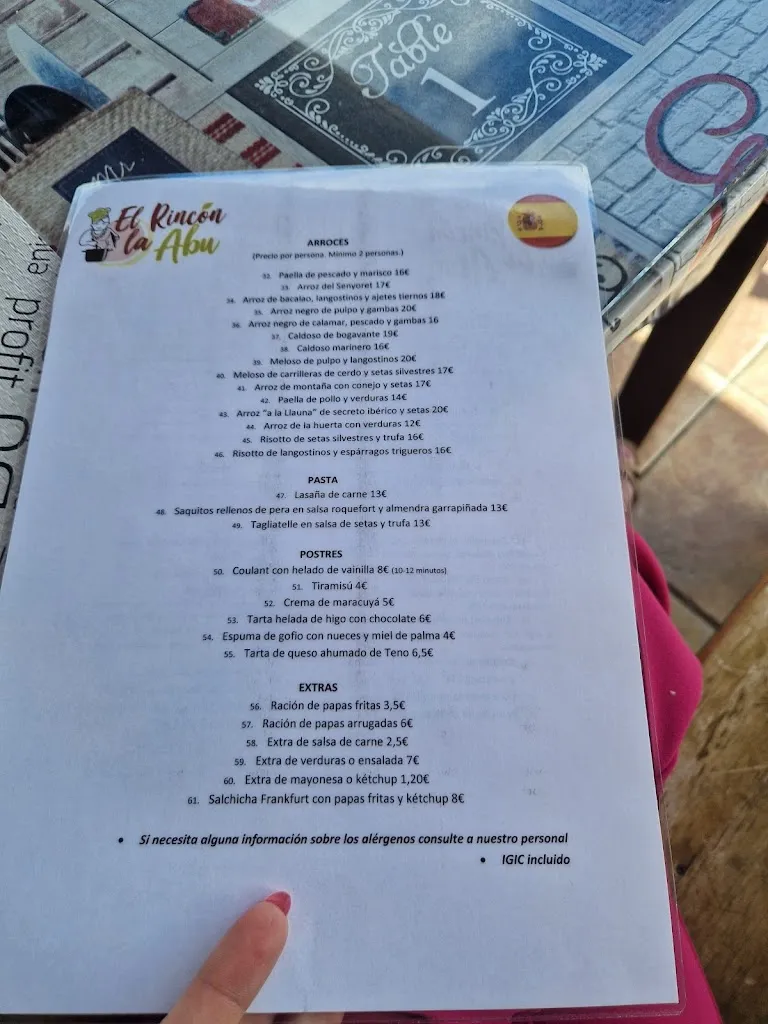 Menu_Restaurante El Rincón La Abu_Buenavista del Norte_image_1