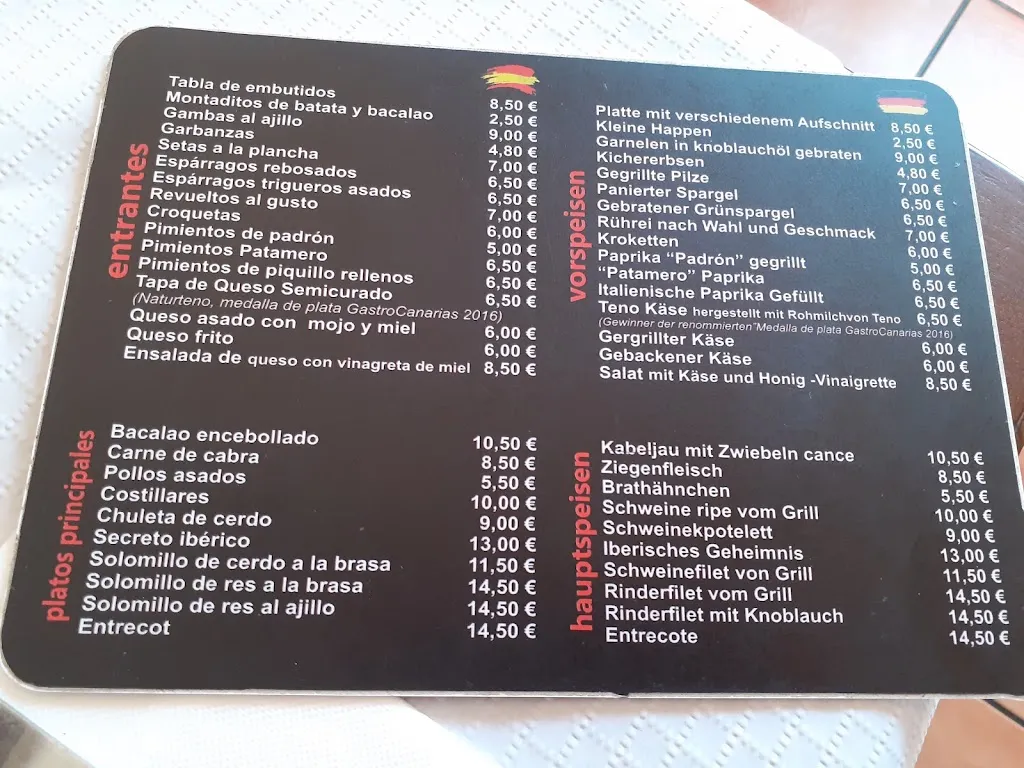 Menu_Bodegón Patamero_Buenavista del Norte_image_3