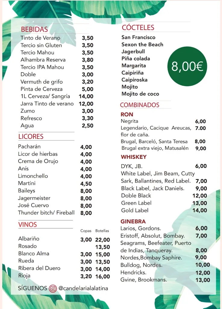 Menu_Candelaria La Latina_Candelaria_image_2