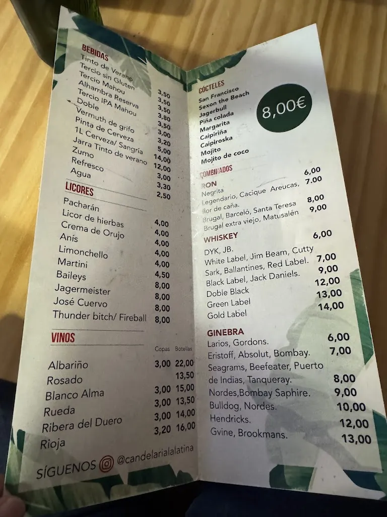 Menu_Candelaria La Latina_Candelaria_image_4