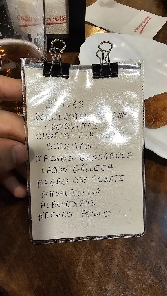 Menu_Taberna Las Sobrinas_Frontera_image_1