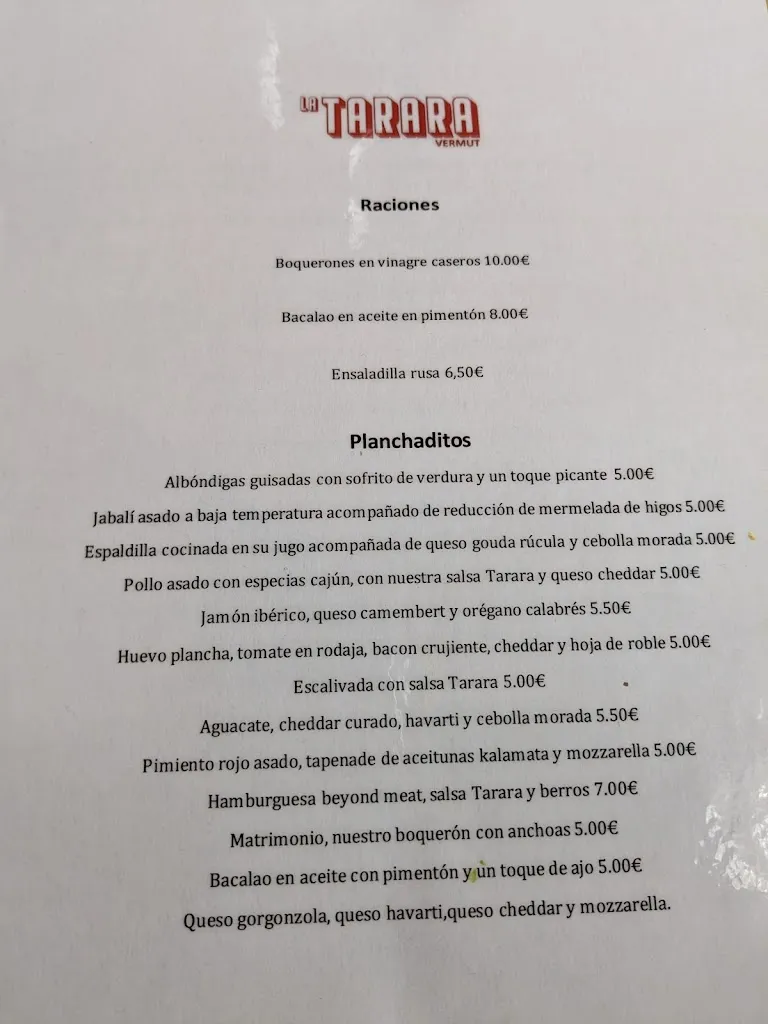 Menu_LA TARARA_Frontera_image_3
