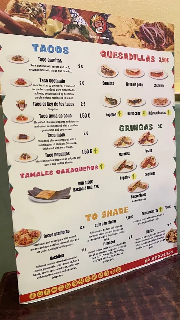 Menu_El rey de los tacos_Frontera_image_2