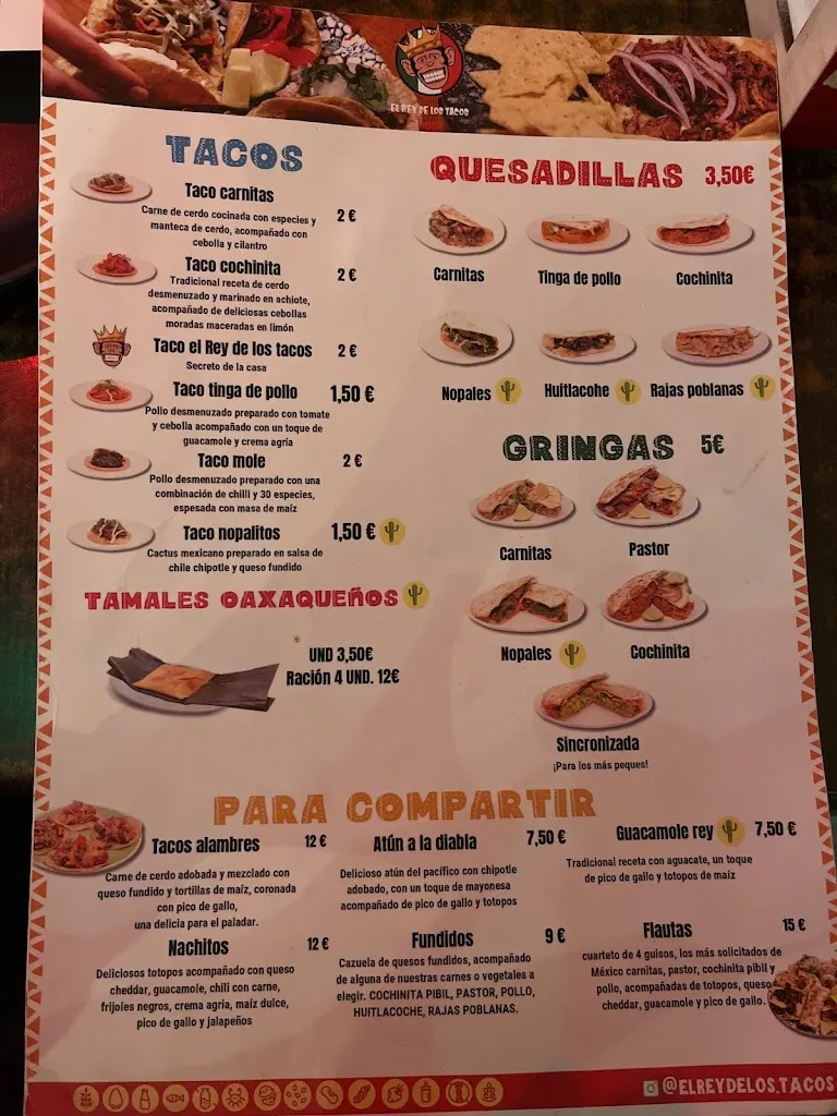 Menu_El rey de los tacos_Frontera_image_4