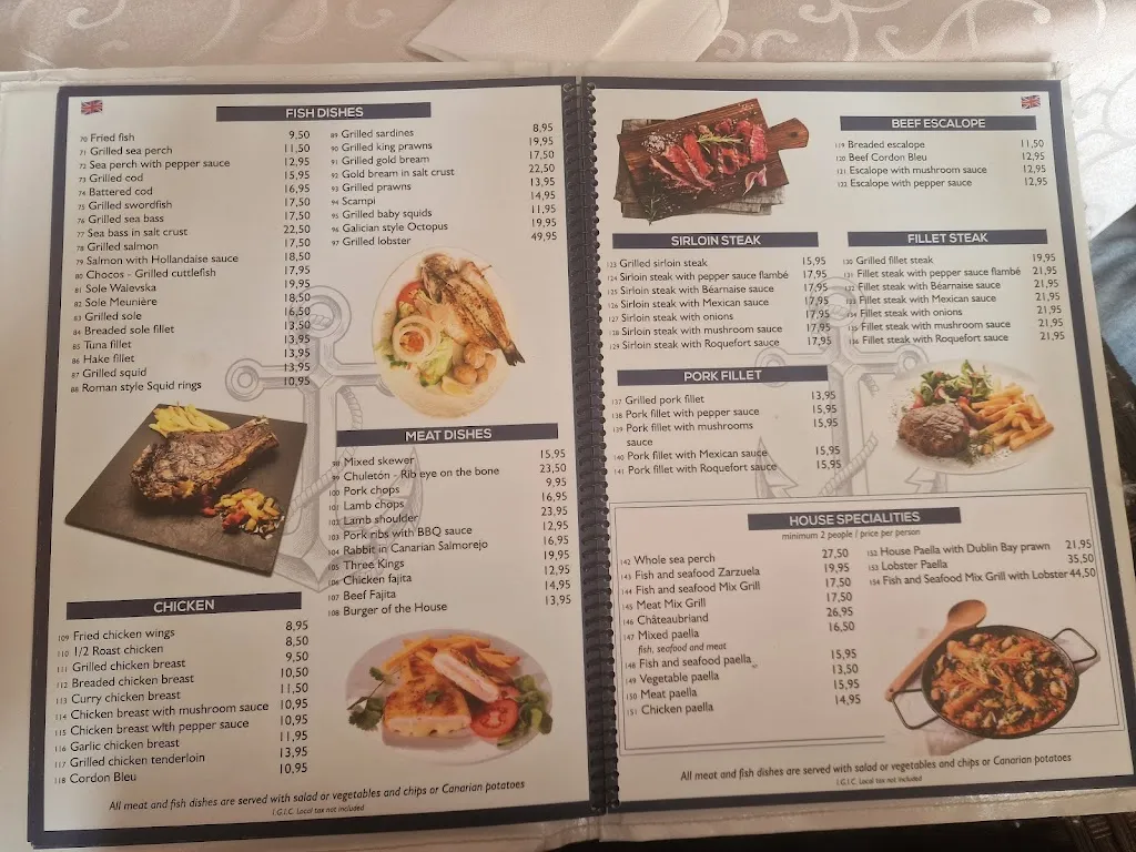 Menu_El Rincón del Pescador_Arona_image_3