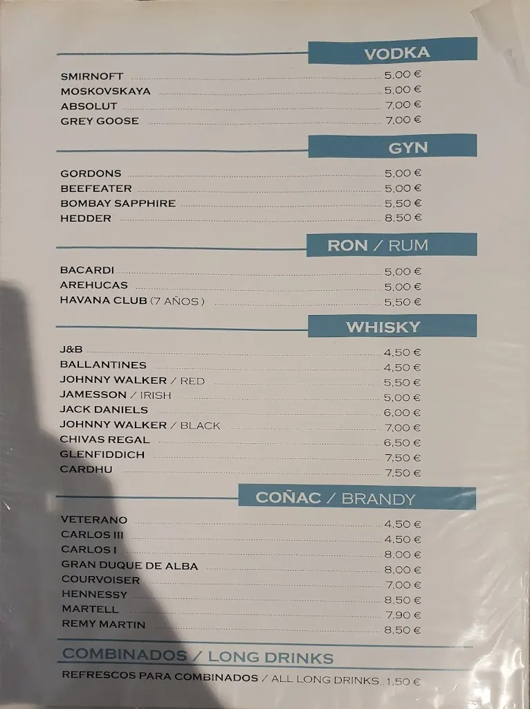 Menu_The House Restaurant_Arona_image_2