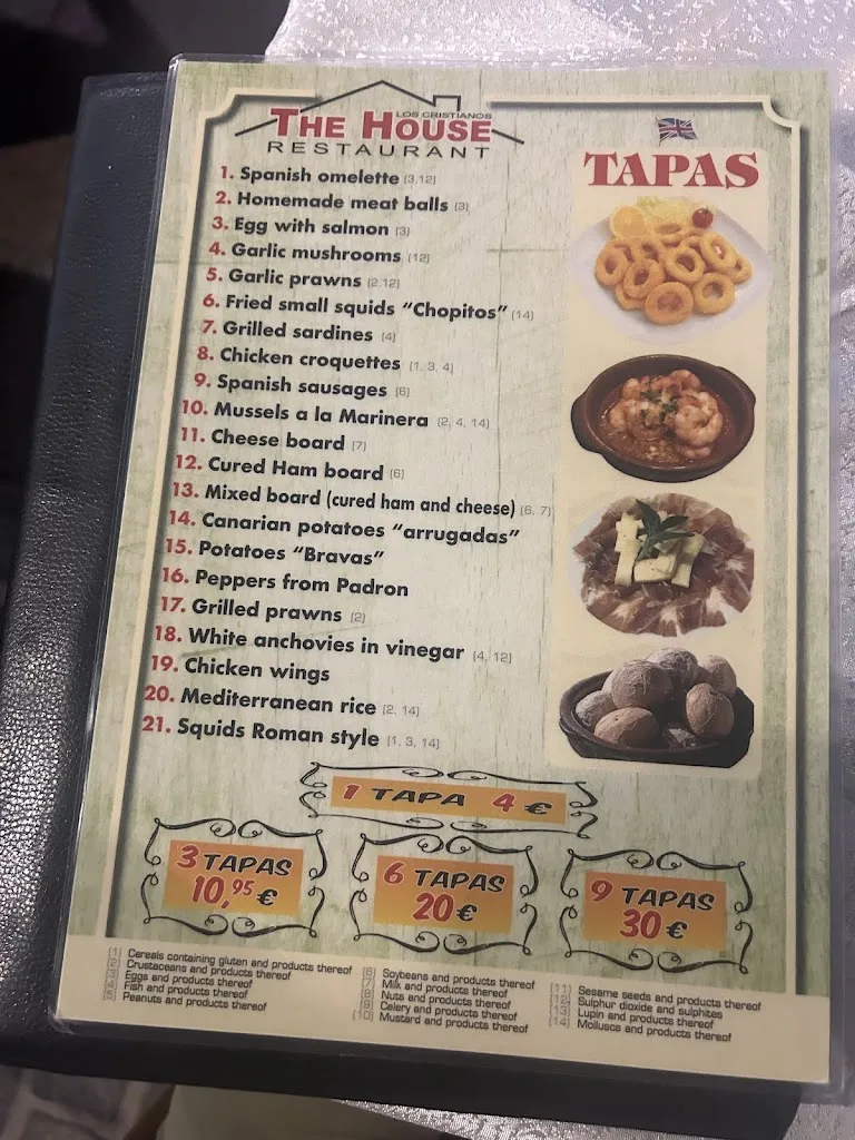 Menu_The House Restaurant_Arona_image_4