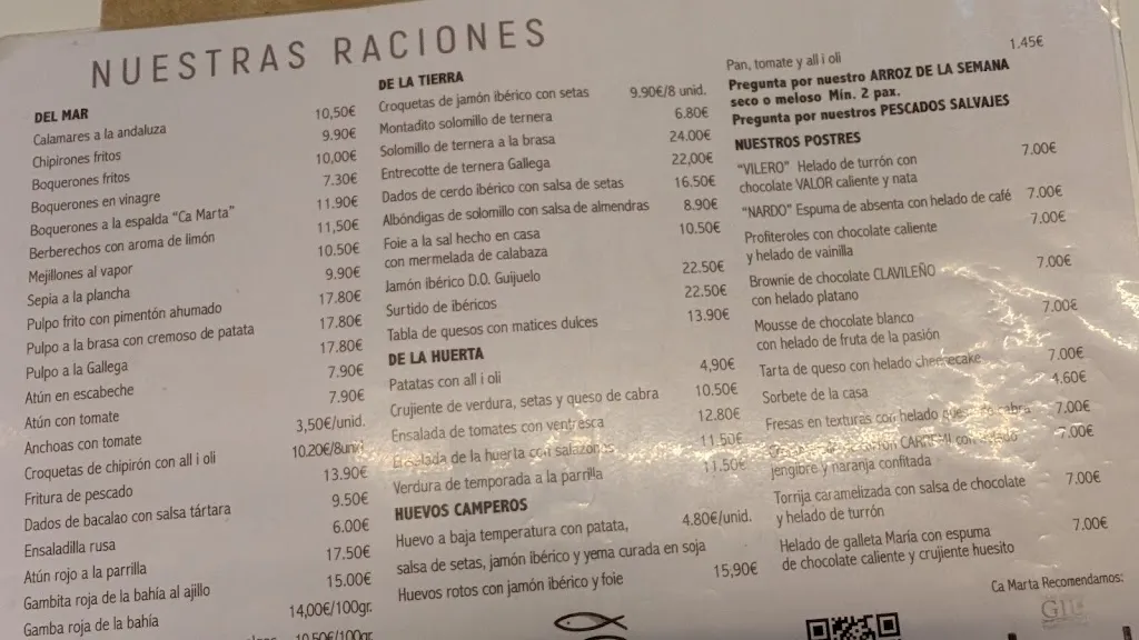 Menu_Restaurante Ca Marta_Villajoyosa/Vila Joiosa la_image_1