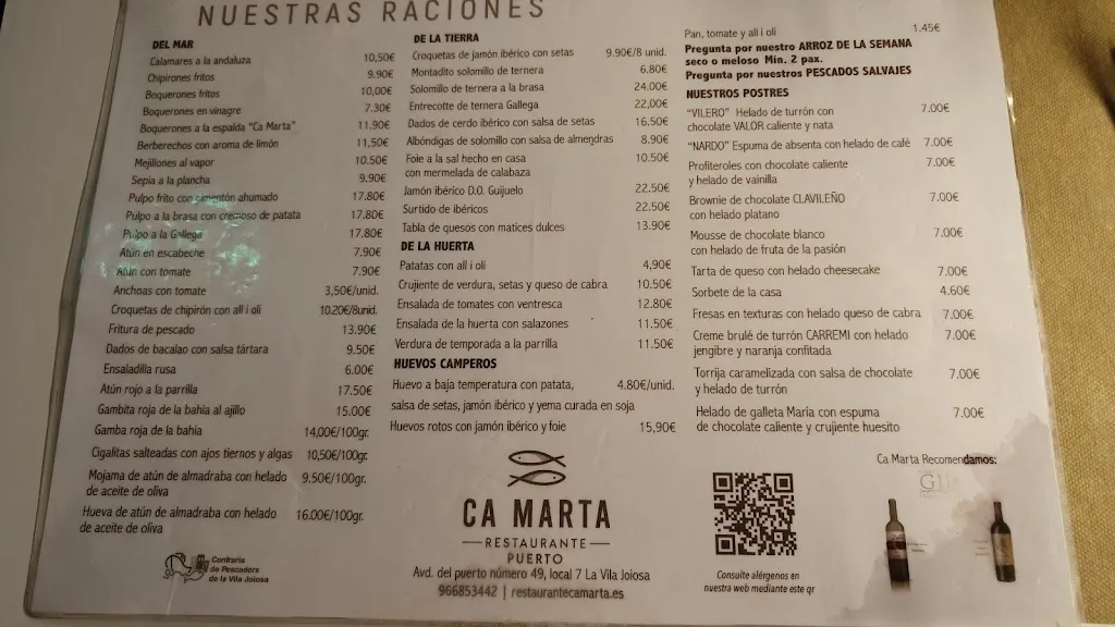 Menu_Restaurante Ca Marta_Villajoyosa/Vila Joiosa la_image_3