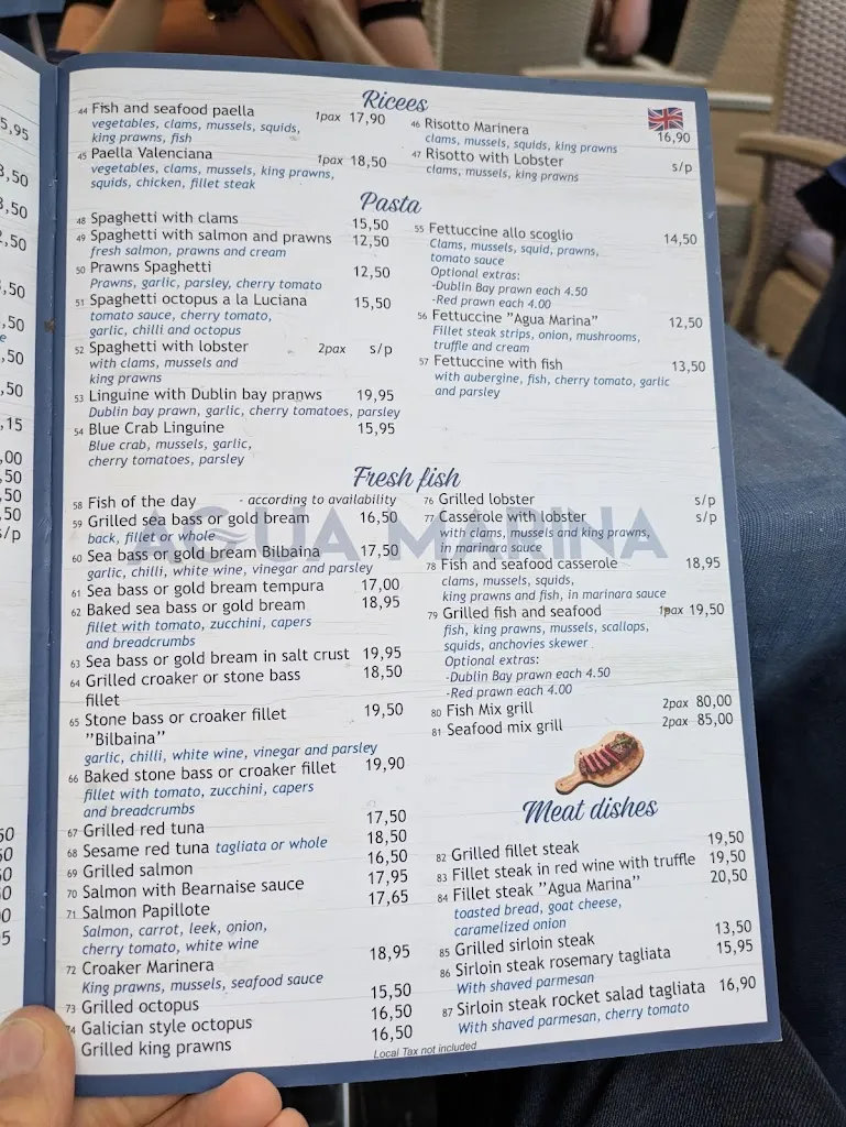 Menu_Restaurante Agua marina_Arona_image_3