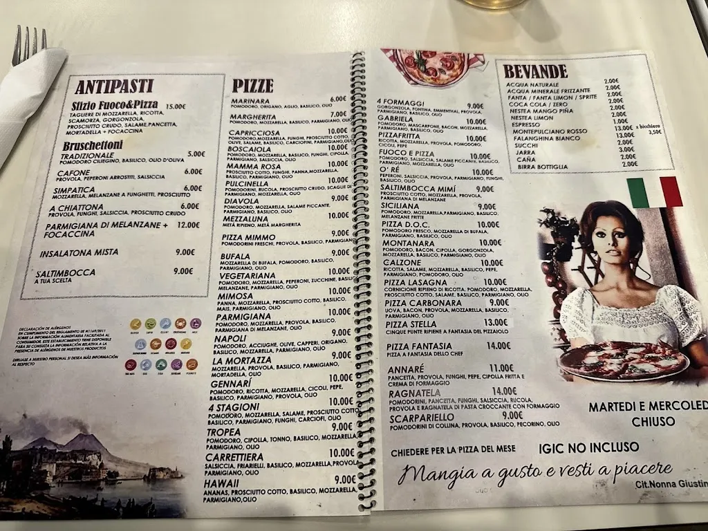 Menu_Pizzeria Fuoco&Pizza_Arona_image_2