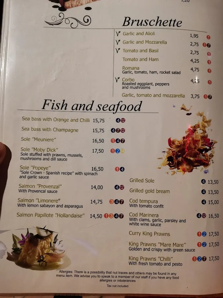 Menu_Restaurante La Margarita_Arona_image_1