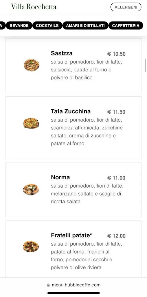 Menu_Villa Rocchetta - Arona_Arona_image_3