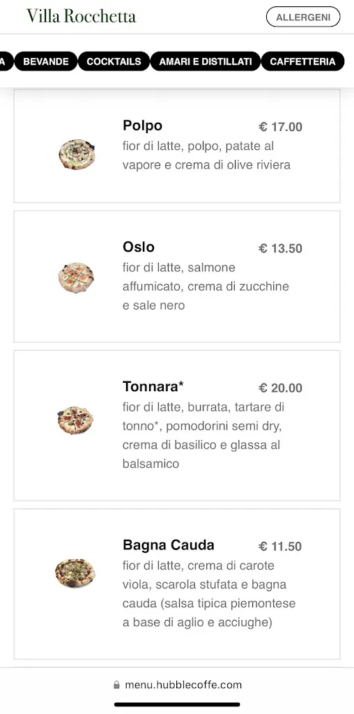 Menu_Villa Rocchetta - Arona_Arona_image_4